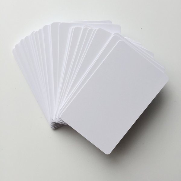 Tarjeta NFC NTag213 PVC blanca
